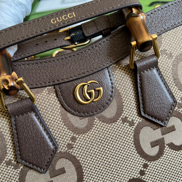 HOT SALE Gucci Diana small tote bag with jumbo GG