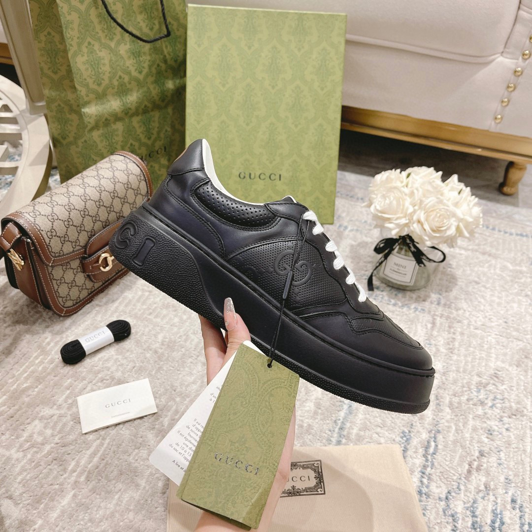 HOT SALE GUCCI GG embossed sneaker