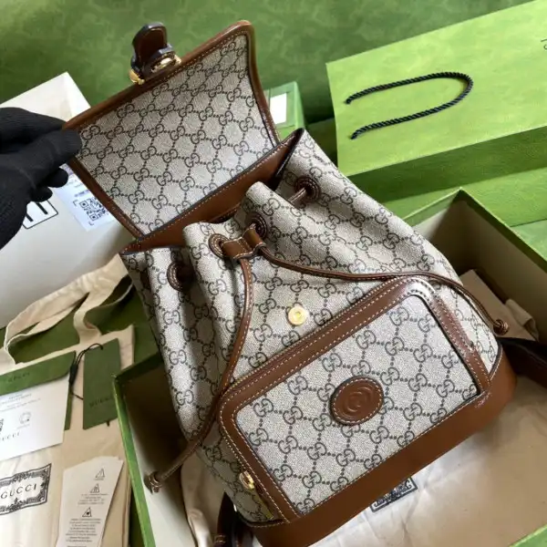 Cheap HOT SALE Gucci Backpack with Interlocking G