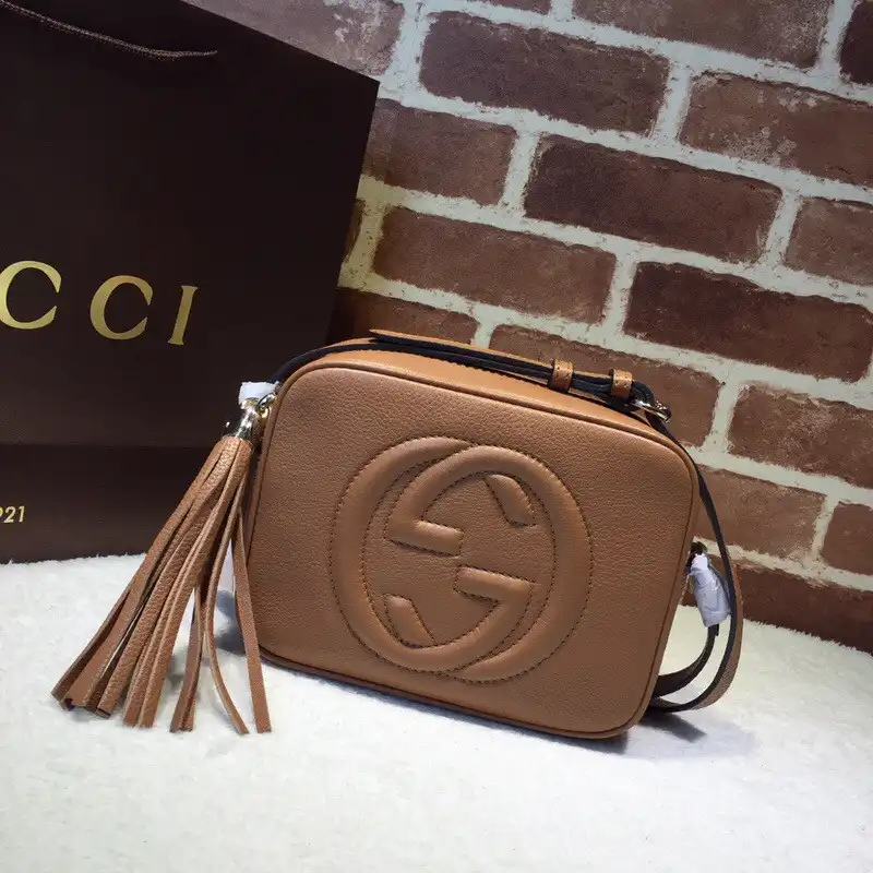 GUCCI Soho small leather disco bag