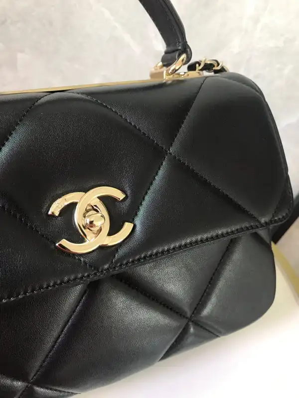 First bag ru CHANEL FLAP BAG WITH TOP HANDLE