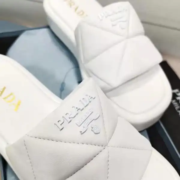 PRADA Nappa leather slides