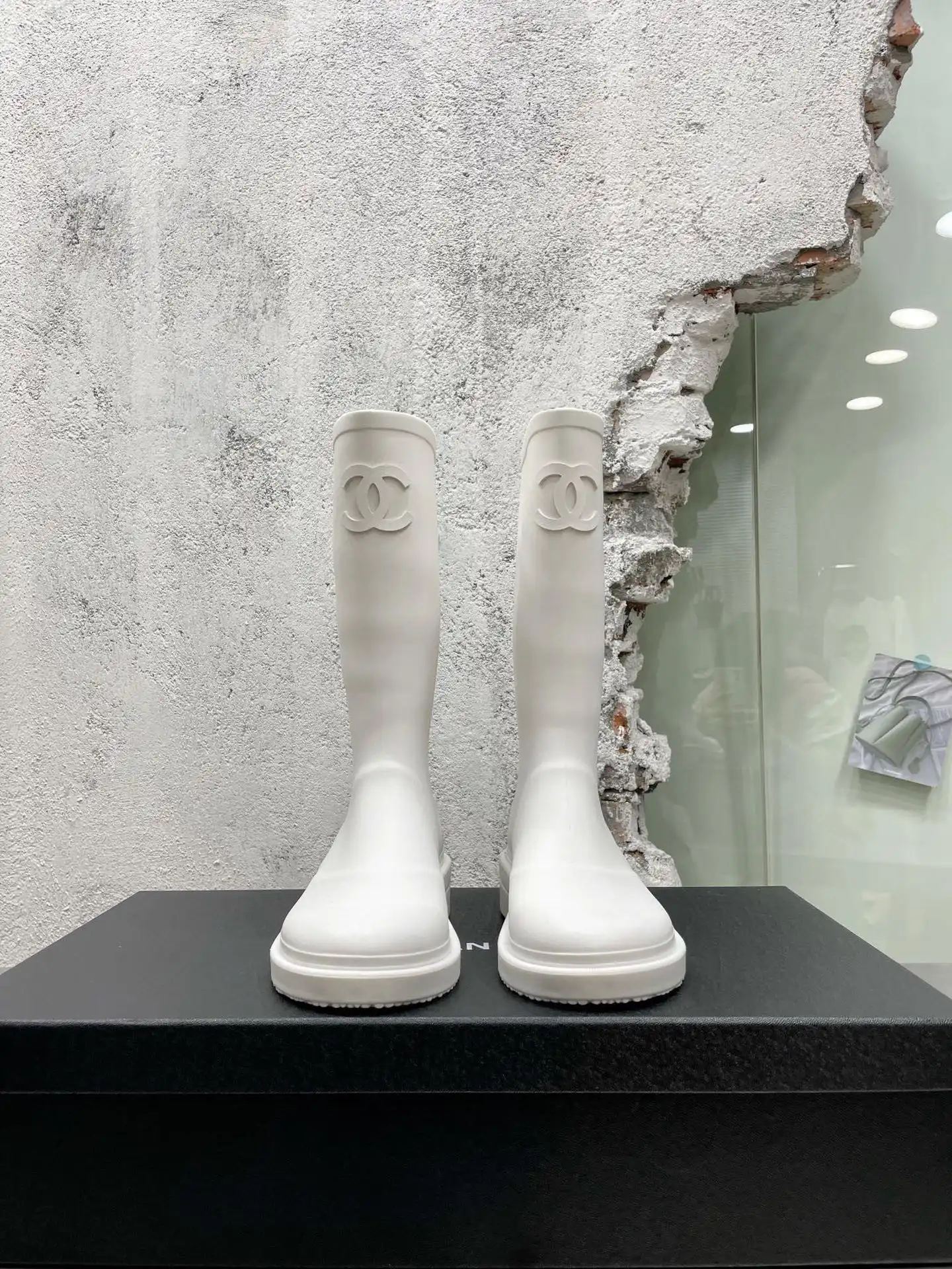 CHANEL RAIN BOOTS