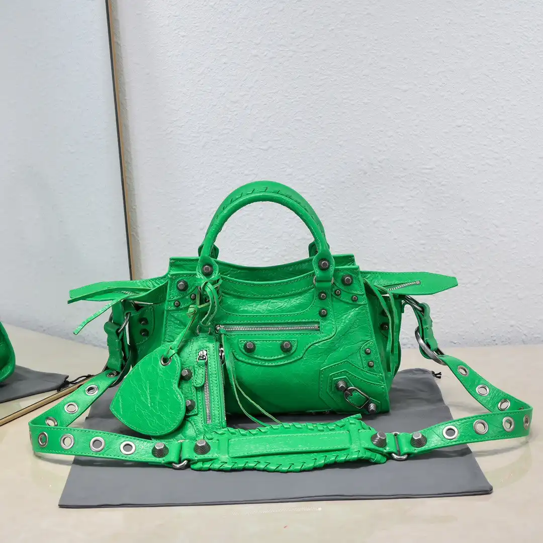 TO BALENCIAGA NEO CAGOLE XS HANDBAG