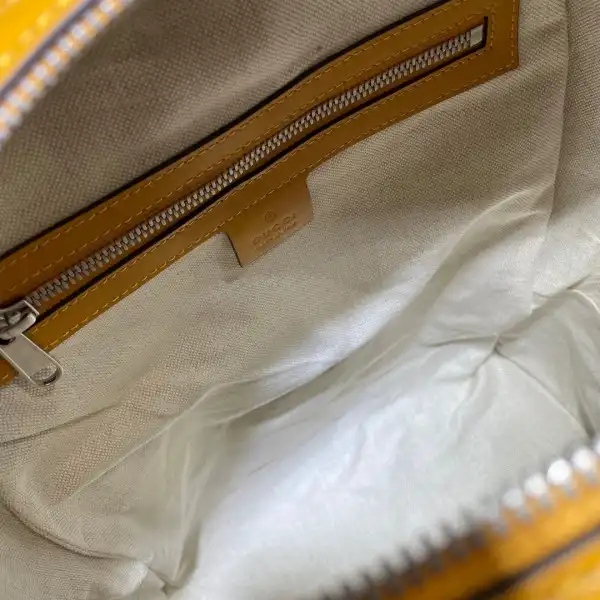 First Bag Ru GUCCI GG embossed backpack