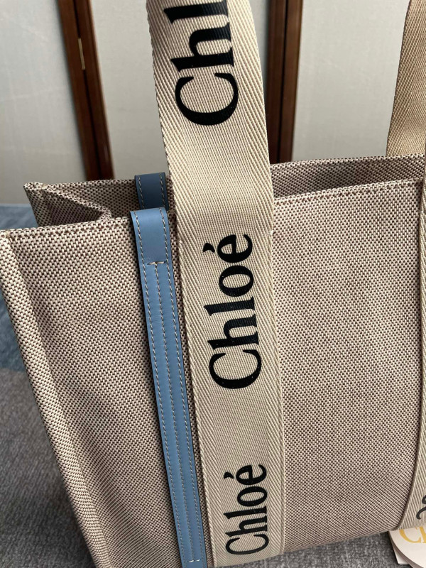 [FREE SHIPPING] CHLOÉ MEDIUM WOODY TOTE BAG