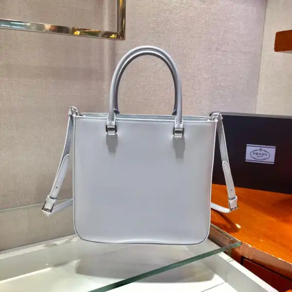 PRADA LARGE brushed leather tote