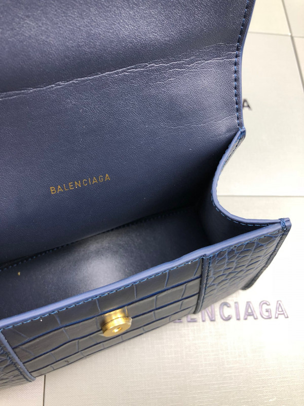 HOT SALE BALENCIAGA HOURGLASS XS TOP HANDLE BAG