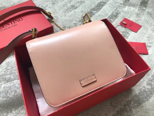 VALENTINO GARAVANI VSLING SHINY CALFSKIN SHOULDER BAG