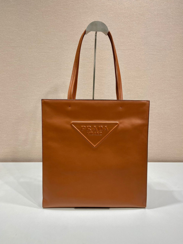 HOT SALE PRADA Leather tote bag