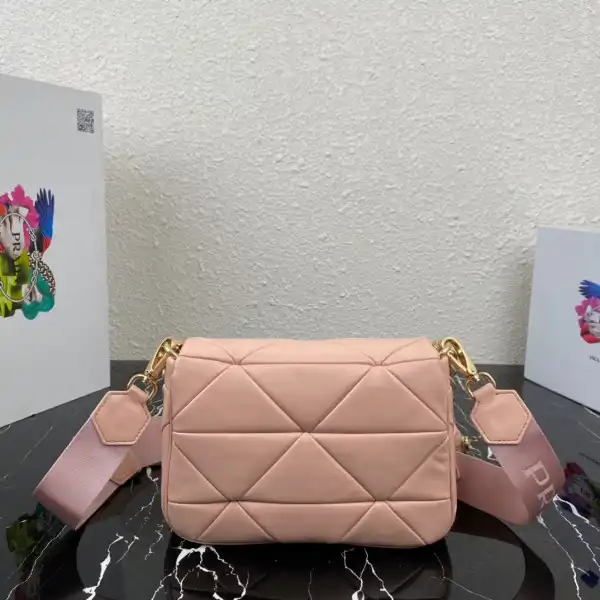 PRADA System nappa leather patchwork bag