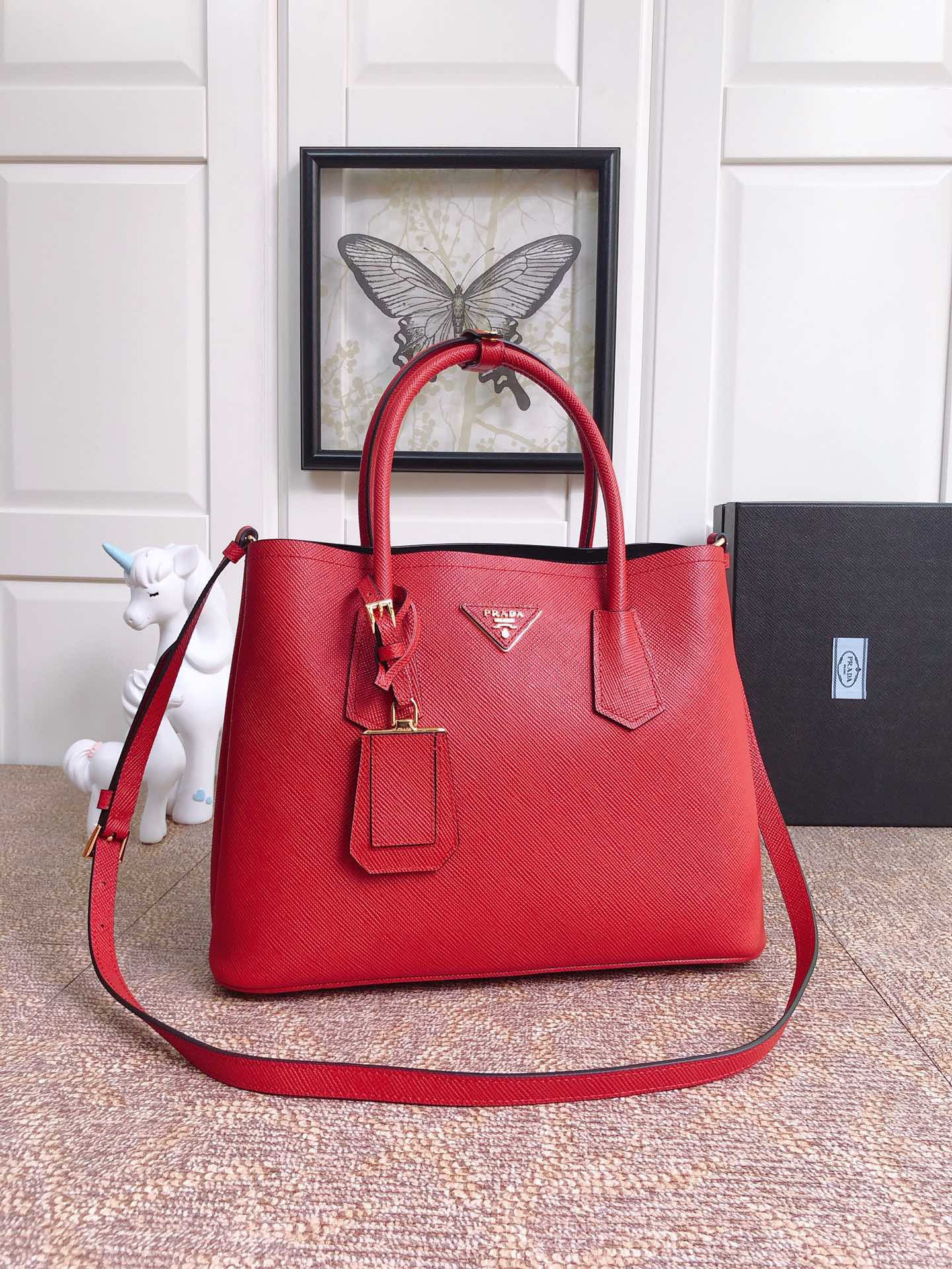 HOT SALE PRADA Double Bag