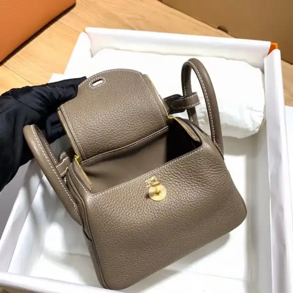 Bagsoffer HERMES LINDY MINI HANDMADE