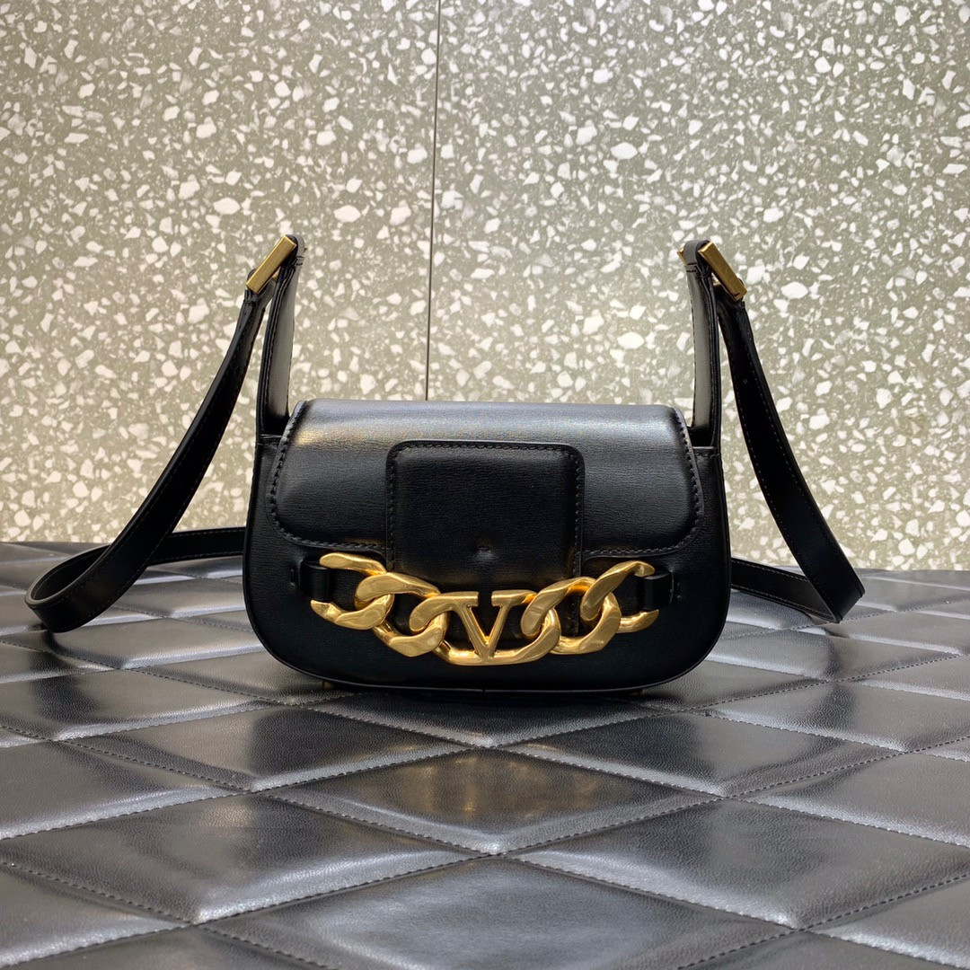 HOT SALE VALENTINO VLOGO CHAIN SMALL CALFSKIN SHOULDER BAG