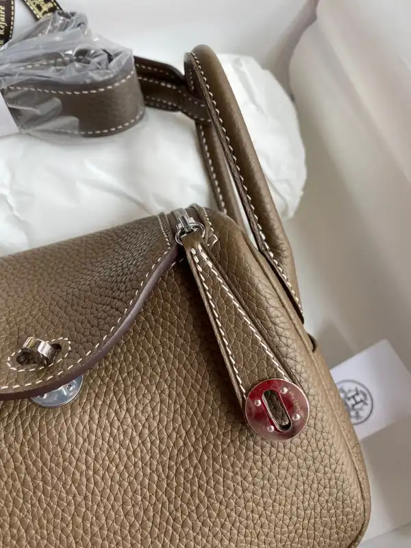 First bag ru HERMES LINDY MINI HANDMADE