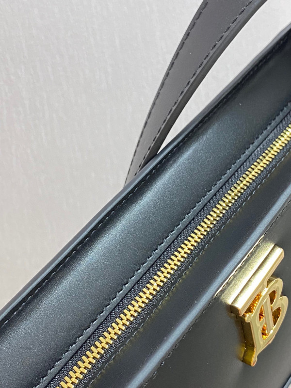 HOT SALE BURBERRY Leather TB Shoulder Bag