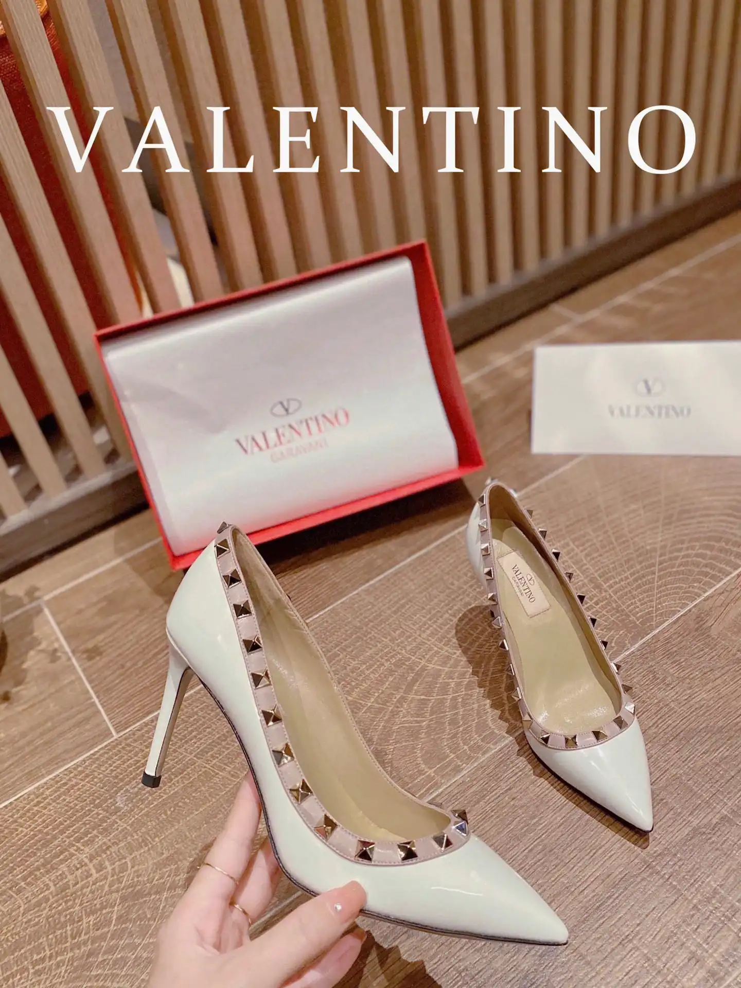 VALENTINO ROCKSTUD HIGH HEELS