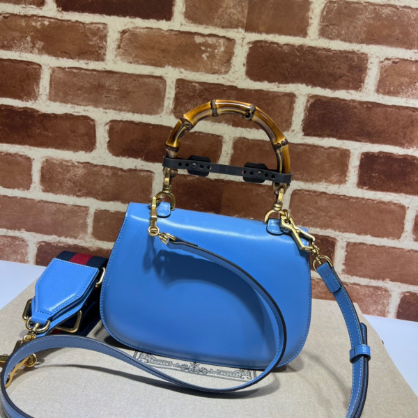 HOT SALE Gucci Small top handle bag with Bamboo