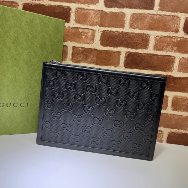 HOT SALE GUCCI GG embossed pouch