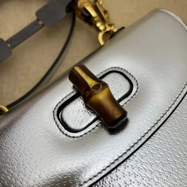 Affordable Gucci Small top handle bag with Bamboo