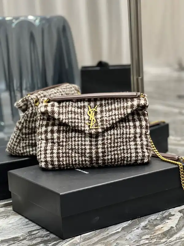 YSL PUFFER SMALL CHAIN BAG