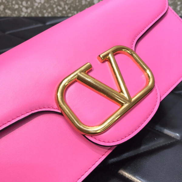 HOT SALE VALENTINO LOCÒ CALFSKIN SHOULDER BAG