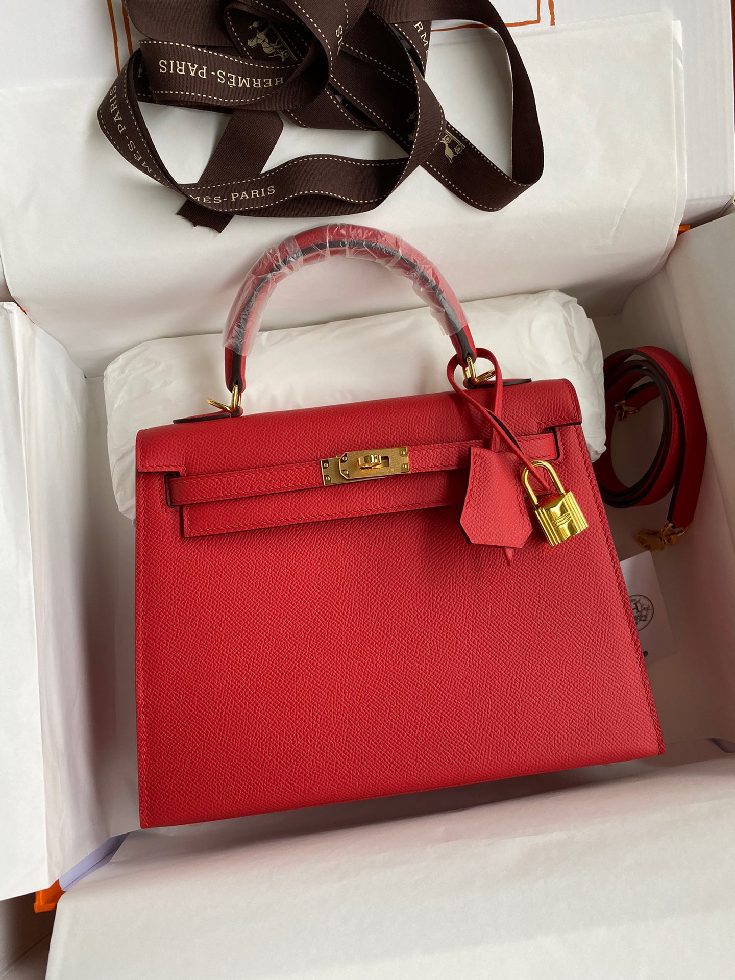 HOT SALE HERMES KELLY  ALL HANDMADE 25CM