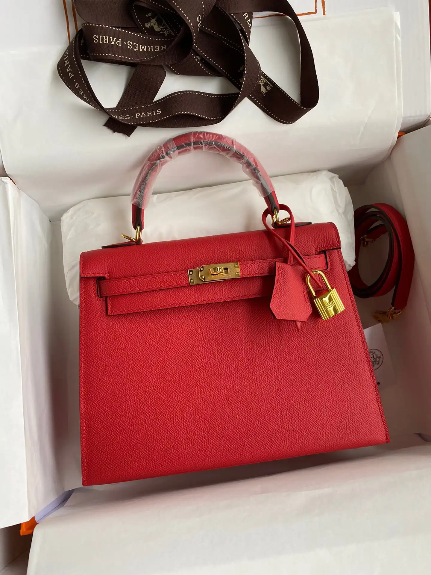 HERMES KELLY  ALL HANDMADE 25CM