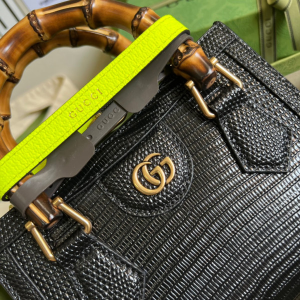 HOT SALE Gucci Diana lizard mini bag