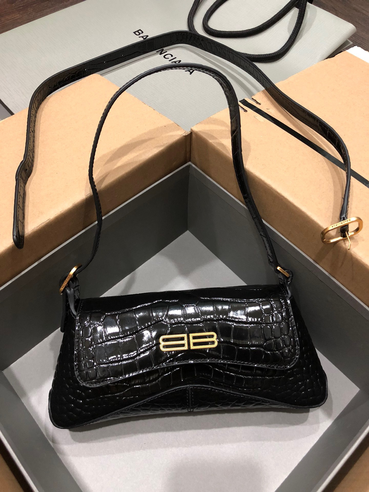 HOT SALE BALENCIAGA XX SMALL FLAP BAG BOX