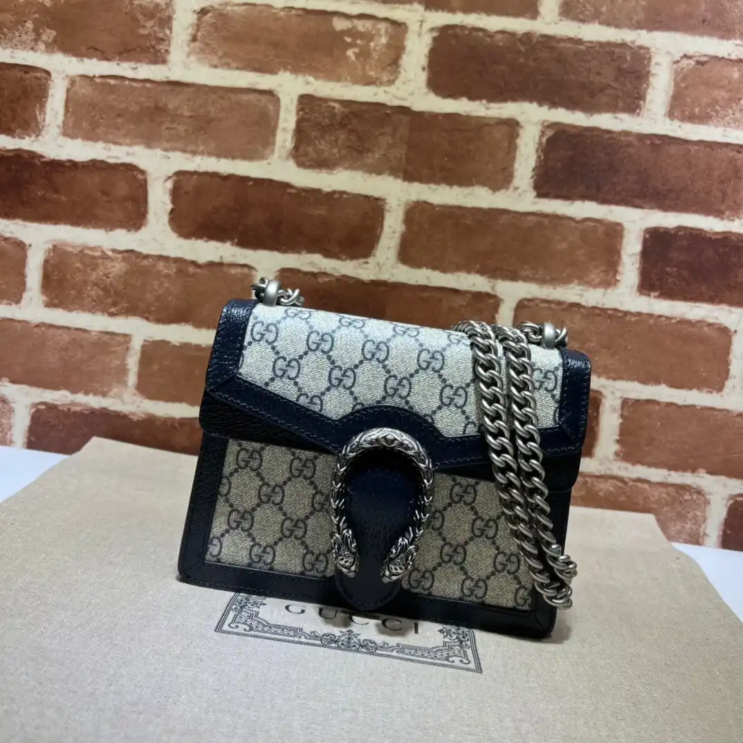 First bag ru GUCCI Dionysus mini leather bag