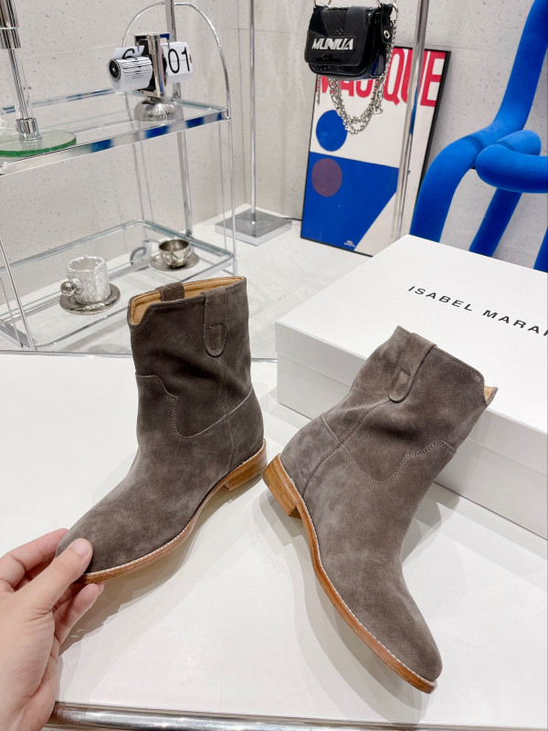 HOT SALE ISABEL MARANT SUSEE SUEDE ANKLE BOOTS