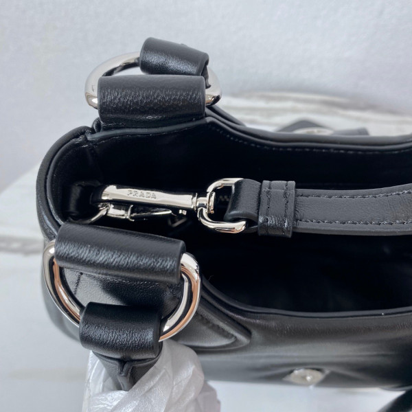 HOT SALE PRADA Moon padded nappa-leather bag