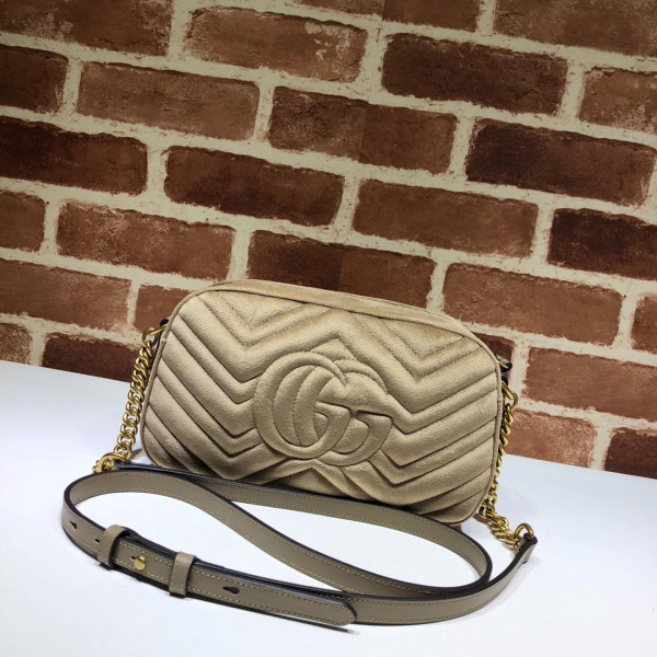 HOT SALE Gucci GG Marmont small matelassé shoulder bag