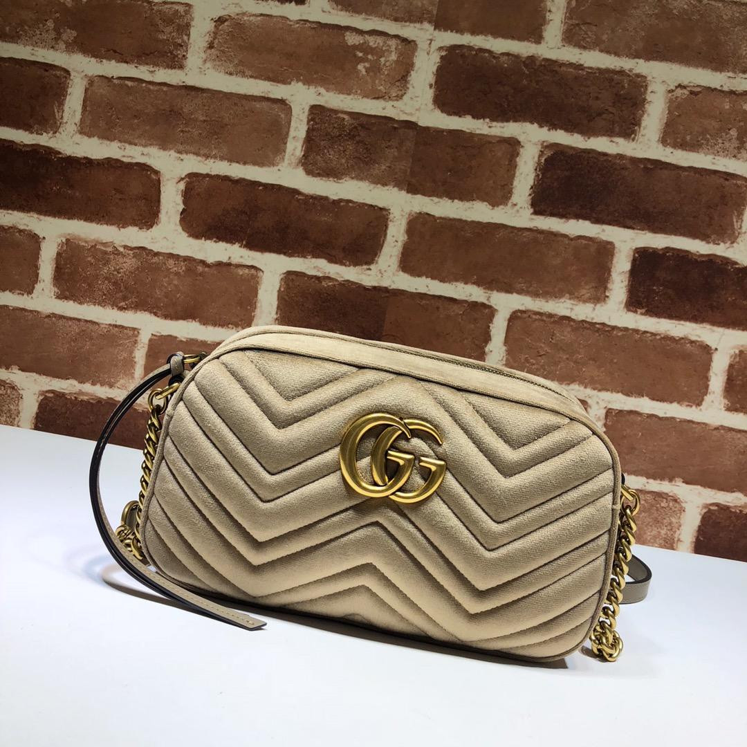 HOT SALE Gucci GG Marmont small matelassé shoulder bag