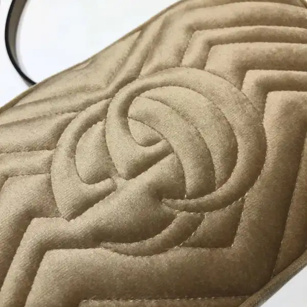 Affordable Gucci GG Marmont small matelassé shoulder bag