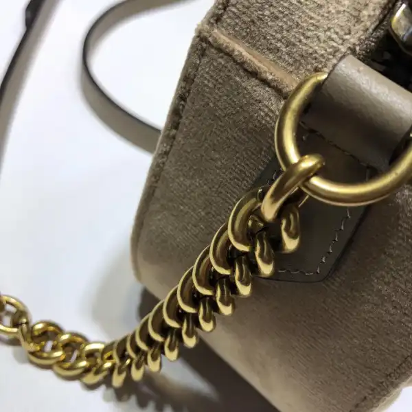 Affordable Gucci GG Marmont small matelassé shoulder bag