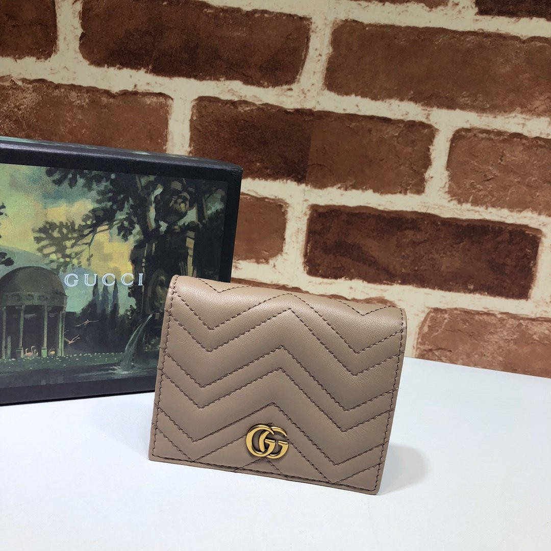 HOT SALE GUCCI GG Marmont card case wallet