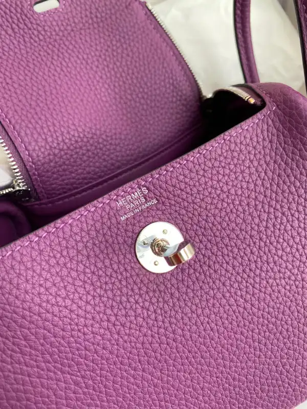 Bagsoffer HERMES LINDY MINI HANDMADE