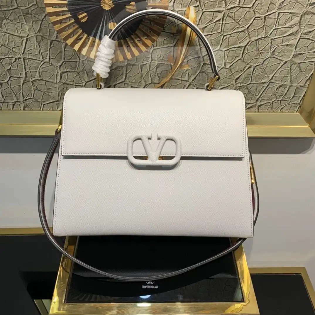 VALENTINO VSLING GRAINY CALFSKIN HANDBAG