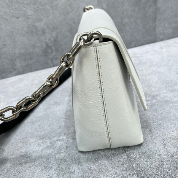 HOT SALE BALENCIAGA DOWNTOWN SMALL SHOULDER BAG WITH CHAIN