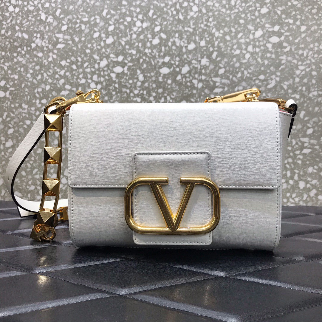 HOT SALE Valentino STUD SIGN SHOULDER BAG