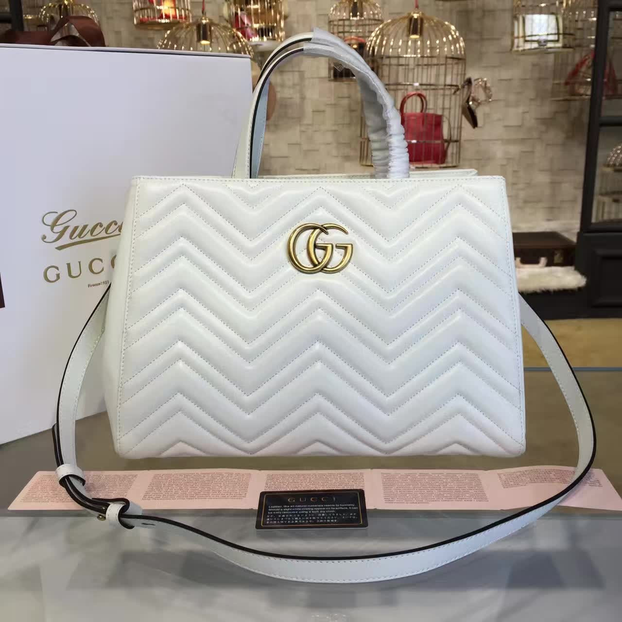 HOT SALE Gucci GG Marmont matelassé