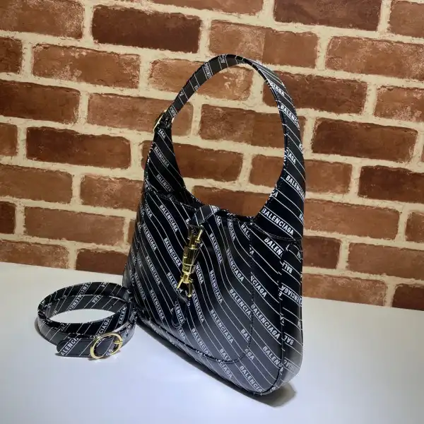 Affordable TO GUCCI x BALENCIAGA Jackie 1961 small hobo bag