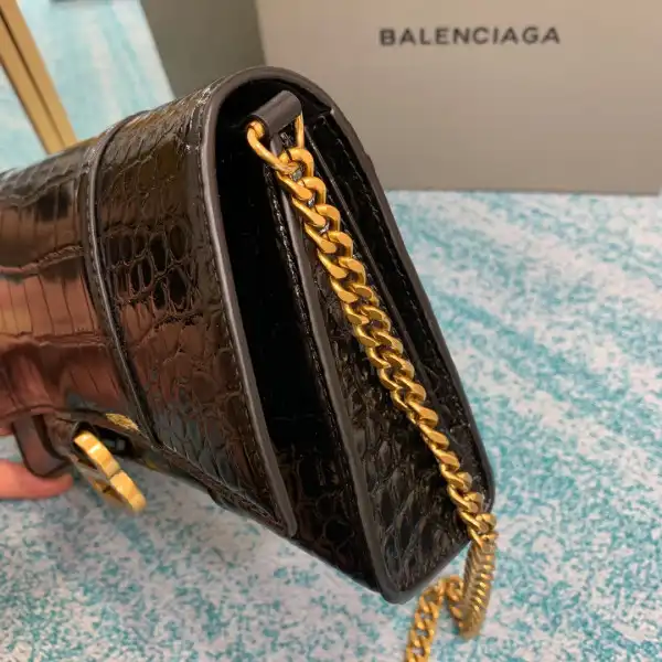 BALENCIAGA  HOURGLASS CHAIN BAG