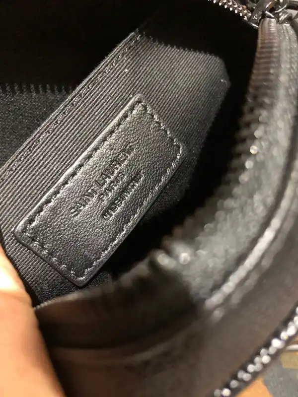 YSL VINYLE ROUND CAMERA BAG