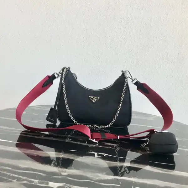 First Bag Ru PRADA NYLON HOBO BAG