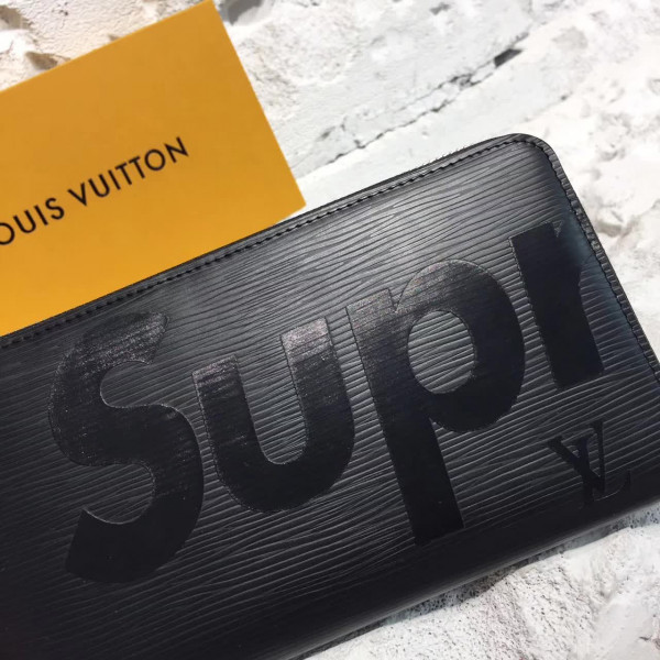 HOT SALE Louis Vuitton supreme Zip wallet