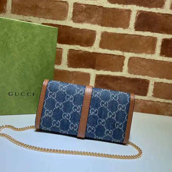 Yupoo bagsoffer GUCCI Jackie 1961 chain wallet