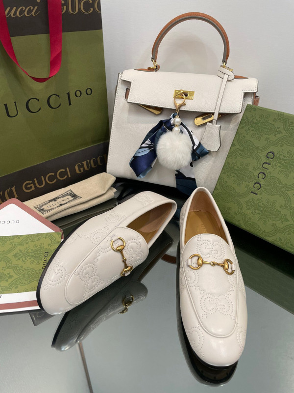 HOT SALE GUCCI GG Jordaan loafer